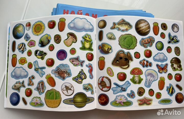 Альбом с наклейками Найди отличия