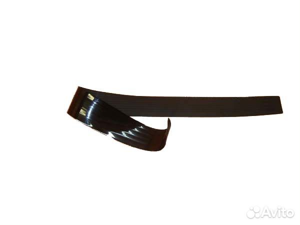 Накладка на задний бампер универсальная 104х8 с