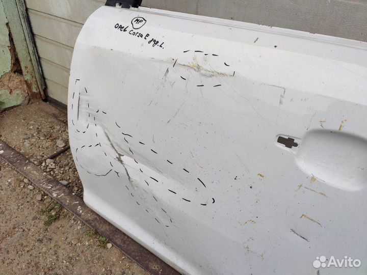 Дверь задняя левая Opel Corsa D