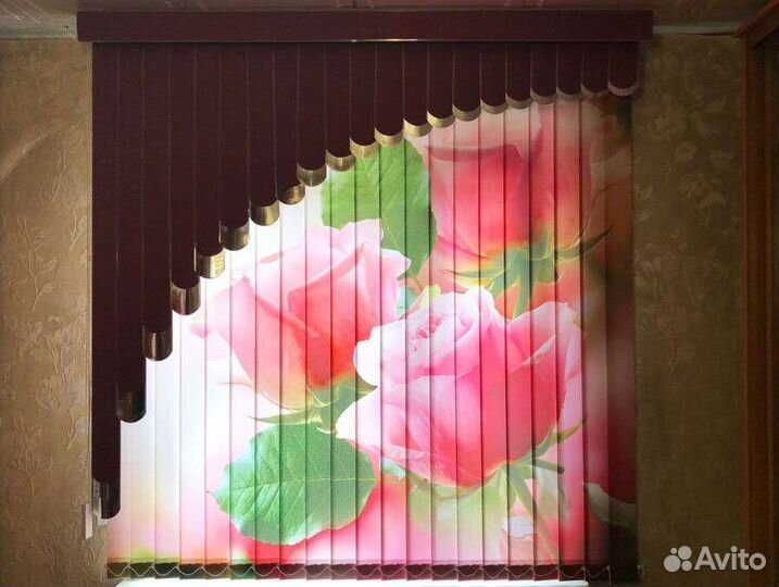 Жалюзи вертикальные с Фотопечатью + Ламбрекен