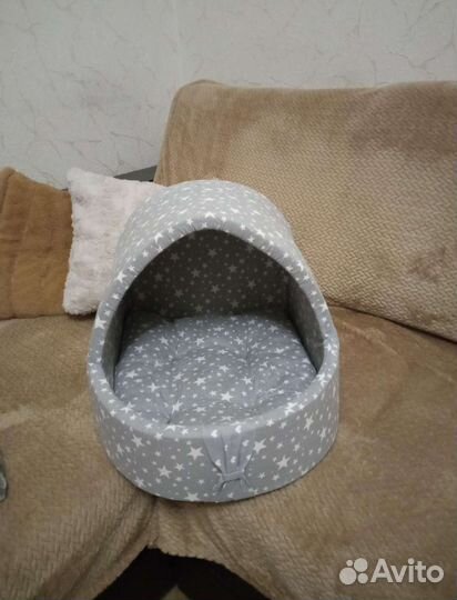 Домик-лежанка для кошки, собаки 40*50