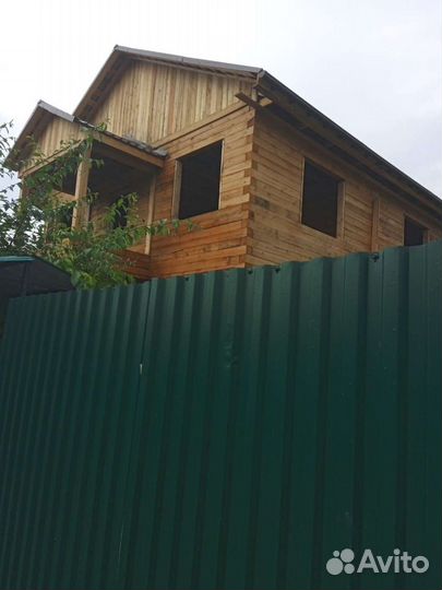 Кровля дома из бруса, фундамент. Заборы