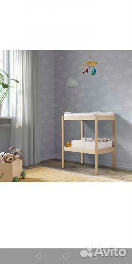 Пеленальный столик IKEA с контейнерами
