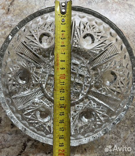 Конфетница или Фруктовница СССР хрусталь