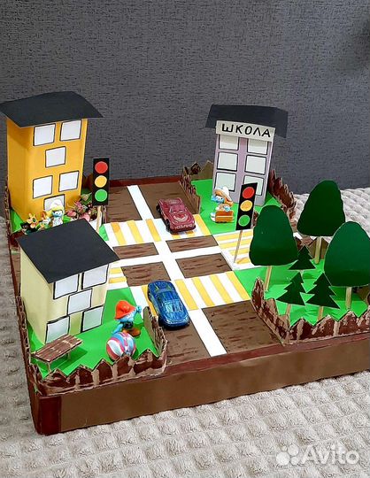 Поделка по пдд в садик или школу