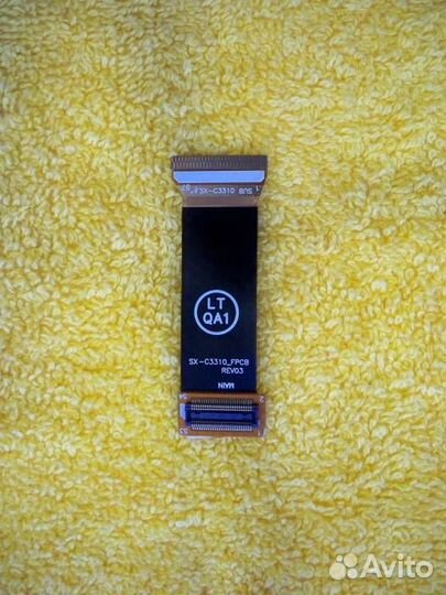 Шлейф Samsung C3310 с компонентами