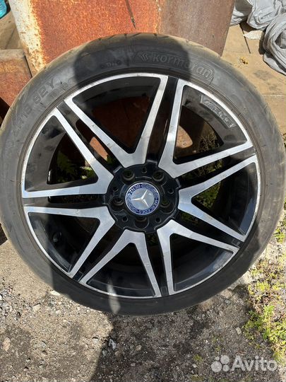 Колеса оригинал mercedes amg диски R18 с резиной