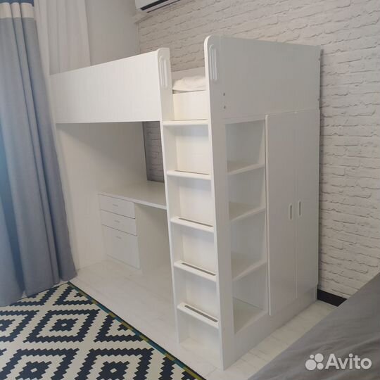 Кровать-чердак Polini Simple