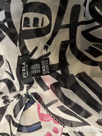 Valentino платок шелк