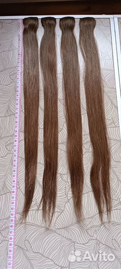 Трессы на заколках натуральные