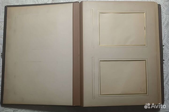 Кожаный альбом для фотографий 19 век
