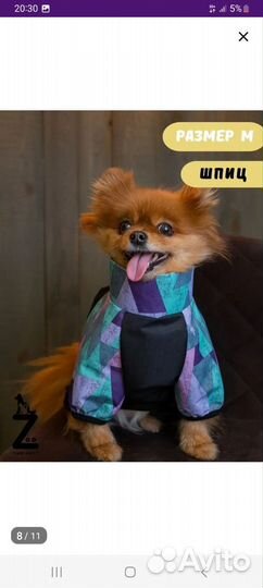 Новый Комбинезон болоневый для собак