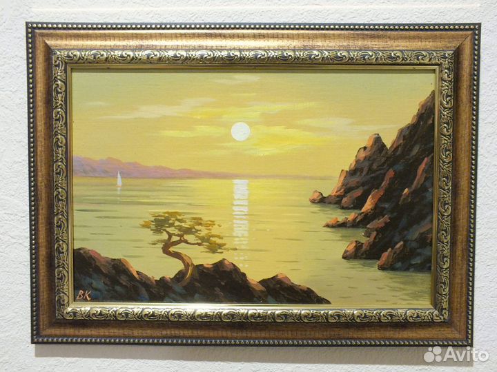 Картины маслом Пейзажи Крыма 20х30 см Корзун В.С