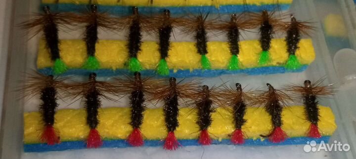 Набор сухих мушек, 128 шт