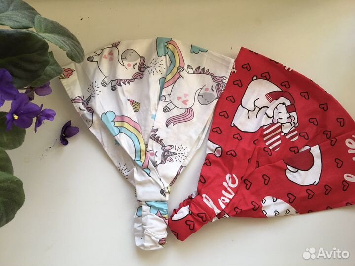 Косынка на резинке для девочки новая