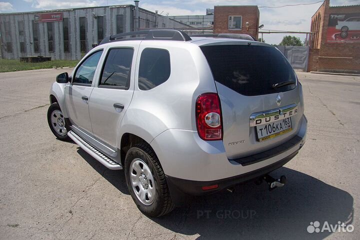 Накладка на задний бампер Renault Duster