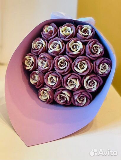 Шоколадные розы букет шоколадный