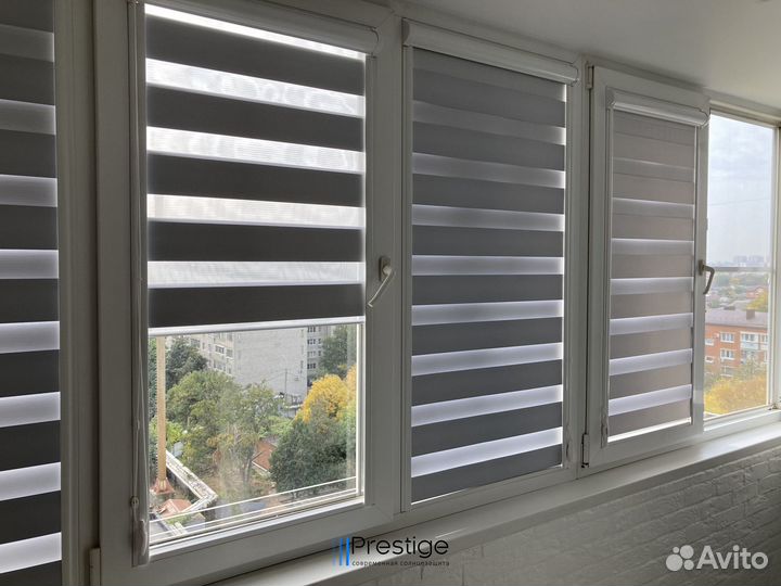 Рулонные шторы и Жалюзи День ночь