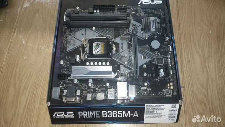 Материнская плата asus prime B365M-A LGA1151 v2