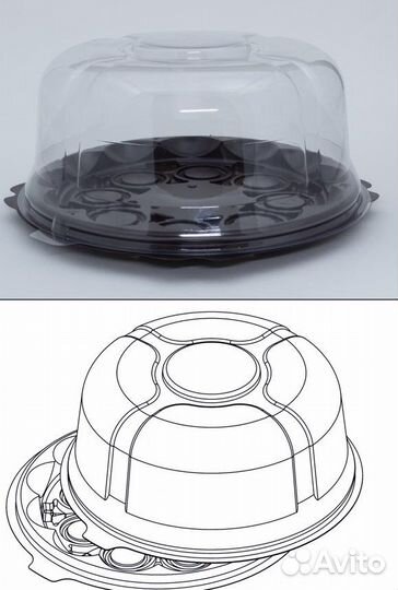 Контейнер для торта