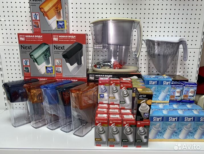 Новые Фильтры-кувшины + картриджи (цена за все)
