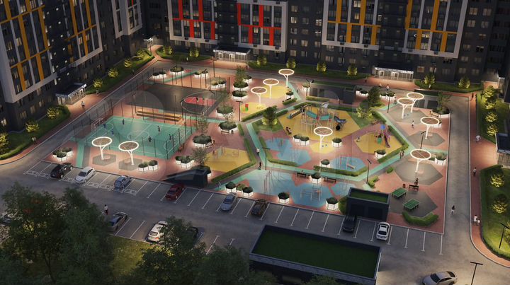 2-к. квартира, 62,4 м², 6/16 эт.