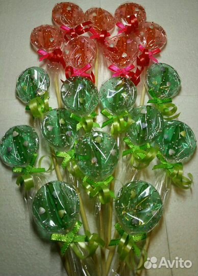 Детские леденцы на палочке,сладкие букеты детям