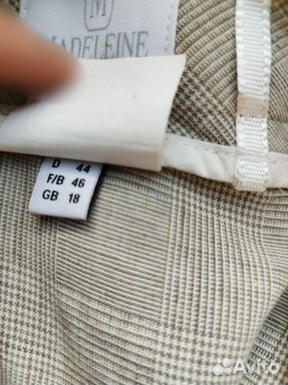 Брюки летние madeleineр 50-52 Лён в составе