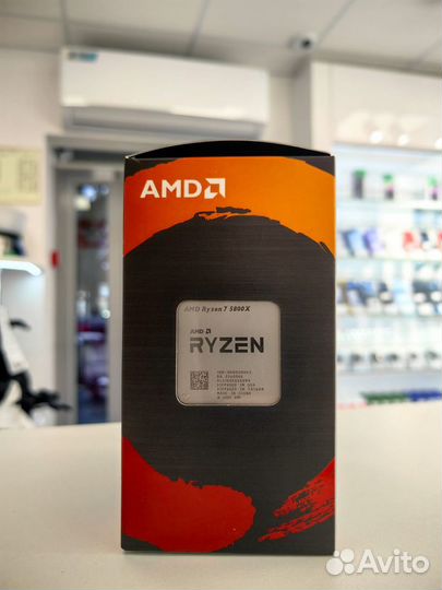 Процессор, Ryzen 7 5800X 3.8ггц Box, Новый