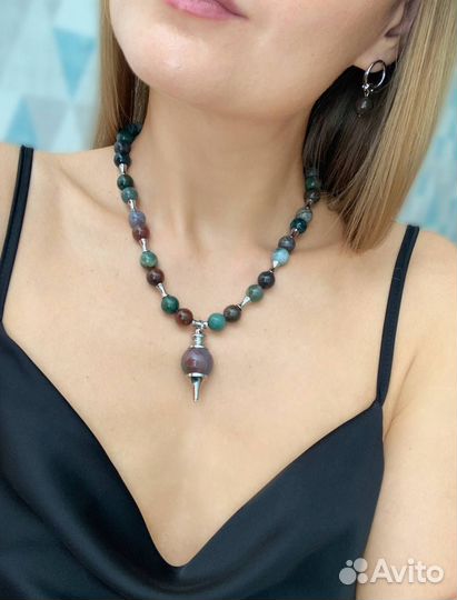 Комплект колье и серьги