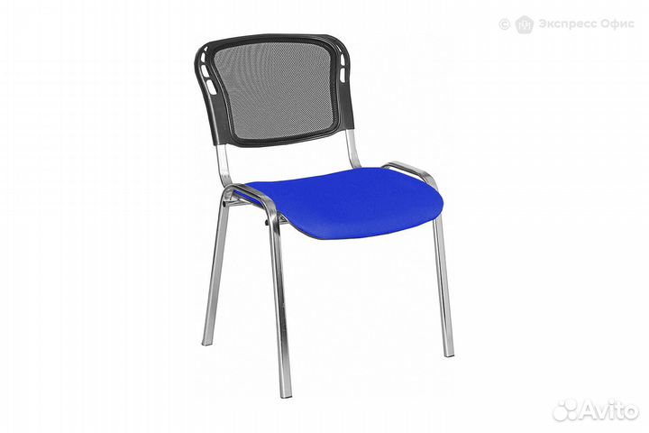 Стул офисный Изо хром сетка однослойная плюс