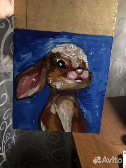 Картина масло и акрил