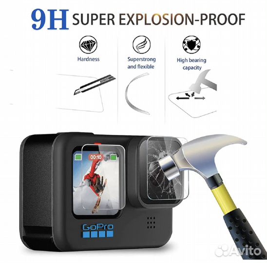 Комплект аксессуаров для GoPro 11 10 9 для дайвинг
