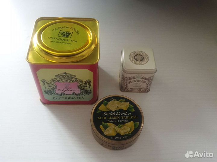 Жестяные банки банка для чая