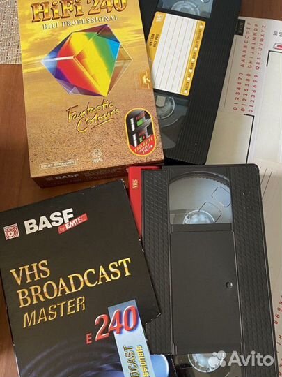 Видеокассеты VHS / S-VHS Hi-Fi Master PRO (б/у)