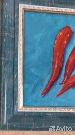 Картина маслом в раме 
