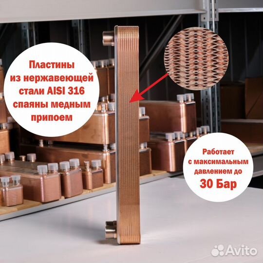 Теплообменник тт50-20 для отопления 400м2 40кВт