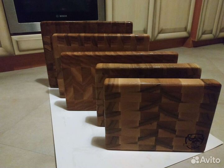 Торцевые разделочные доски из дерева