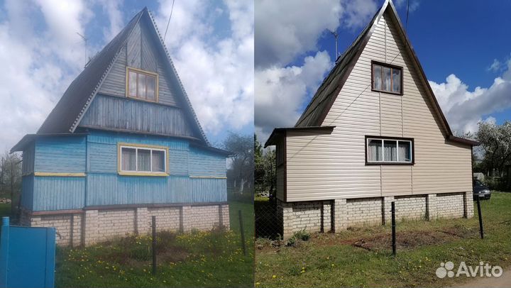Отделка сайдингом под ключ