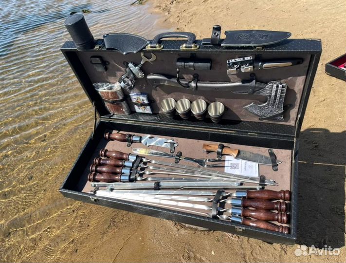 Шашлычный набор в кейсах/ чехлах