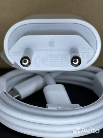 Быстрая зарядка на iPhone оригинал