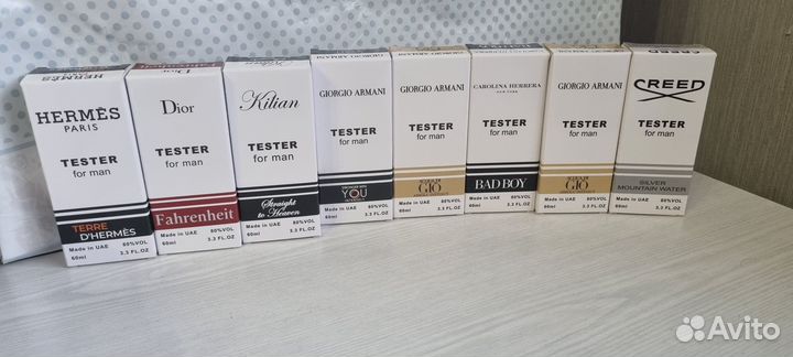 Tester мужские и женские