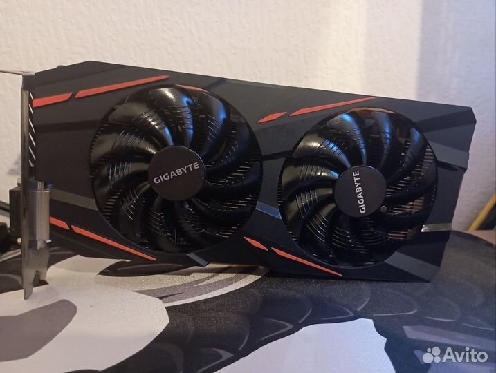 Игровая видеокарта rx 570 4gb gigabyte