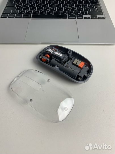 Беспроводная прозрачная мышка для пк или ноутбука