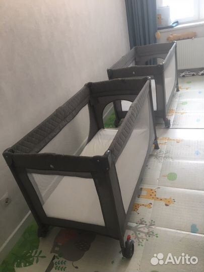 Детская кровать манеж с матрасом