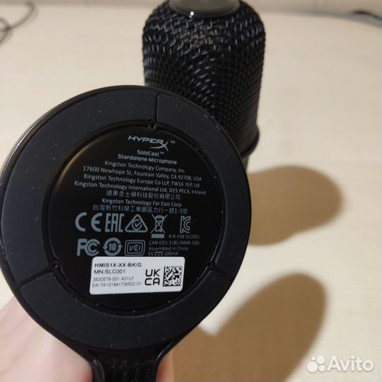 Микрофон студийный Hyperx Solocast