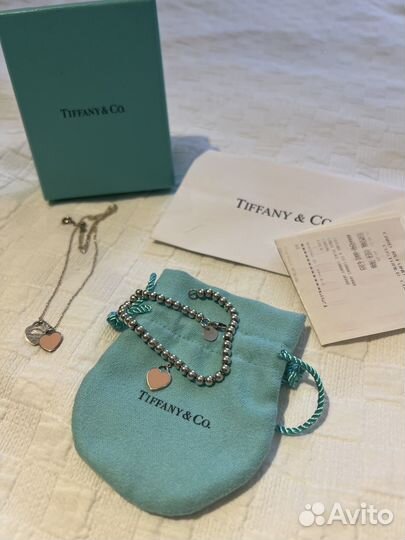Tiffany браслет и подвеска