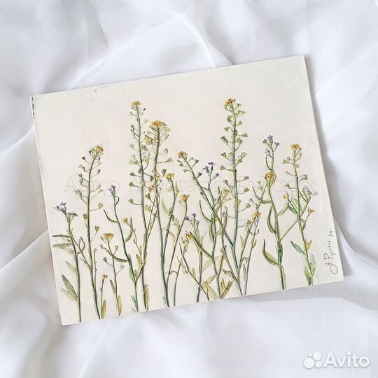 Ботанический барельеф 25 * 30.5 см