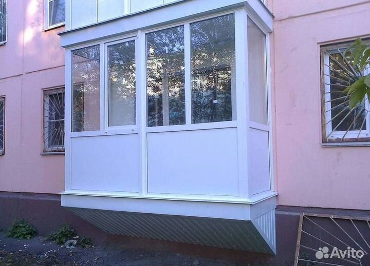 Остекление окон и балконов пвх