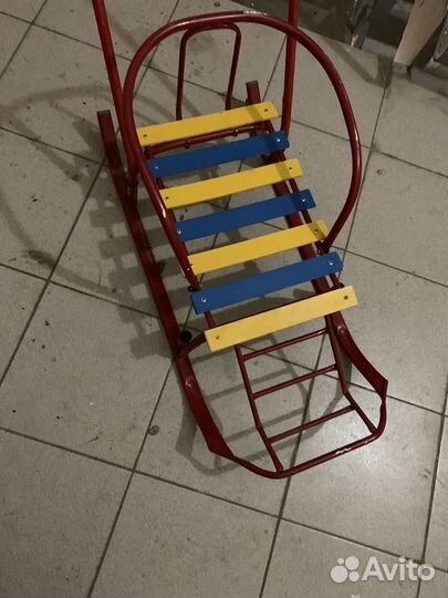 Детские зимние санки